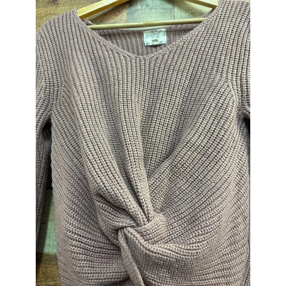 Hippie Rose Women's Twist Knit Sweater Small - Picture 4 of 7